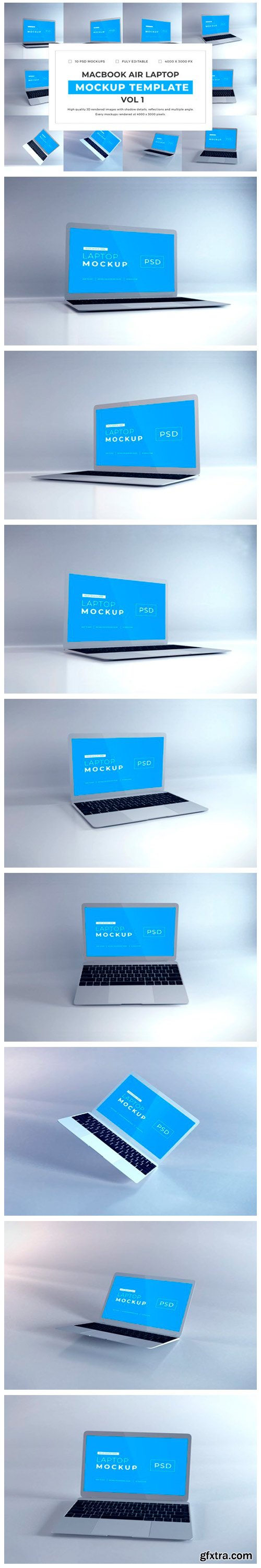 Macbook Air Mockup Bundle Vol 1 6719288