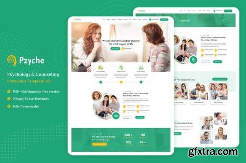 ThemeForest - Pzyche v1.0 - Psychology & Counseling Elementor Template Kit - 29449972