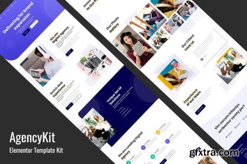 ThemeForest - AgencyKit v1.0 - Portfolio Elementor Template Kit - 29462553