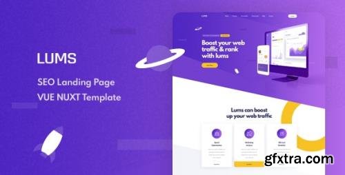 ThemeForest - Lums v1.0 - Vue Nuxt SEO Landing Page Template - 29040829