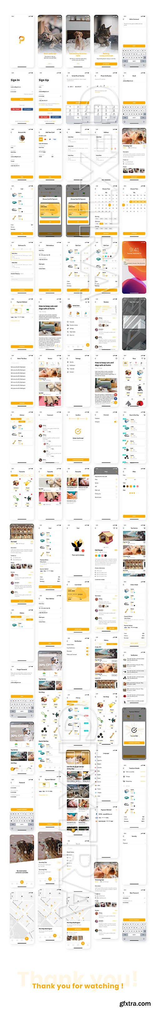 Pedoz - Pet Service App UI Kit