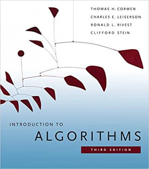  Introduction to Algorithms, 3rd Edition (The MIT Press) 