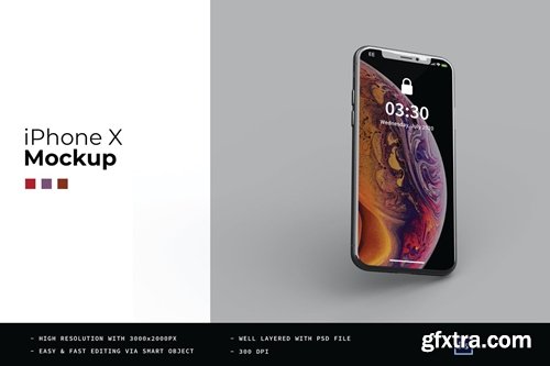 I Phone X Mockup CP