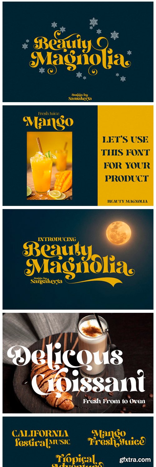 Beauty Magnolia Font