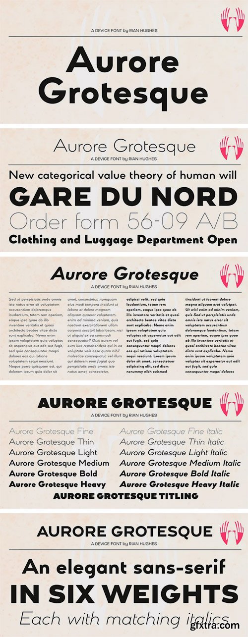 Aurore Grotesque Font Family