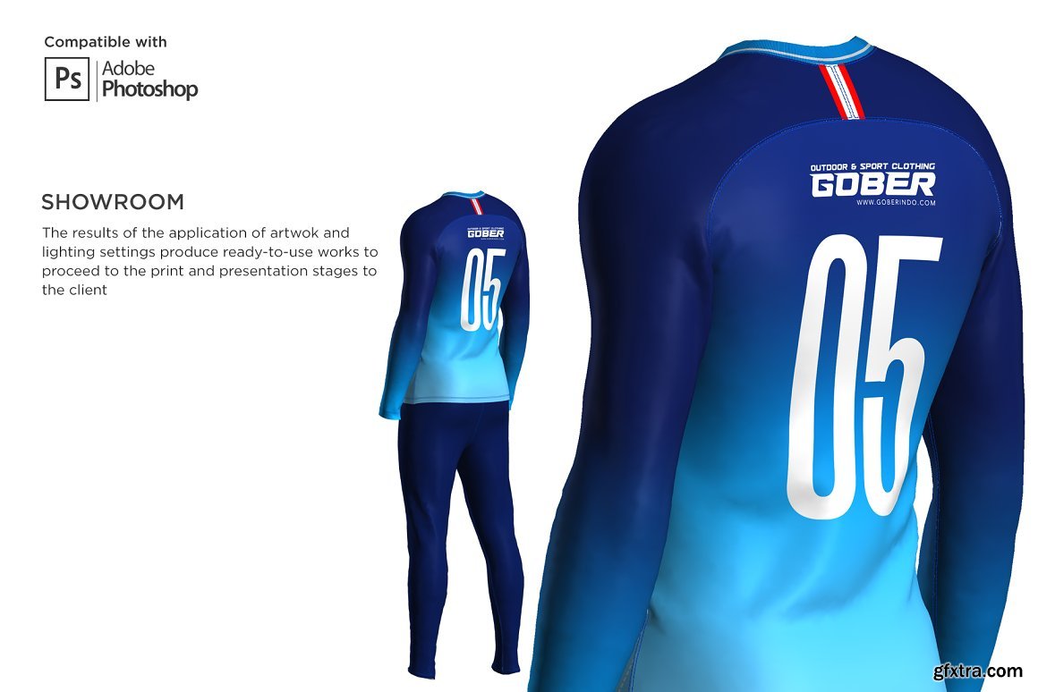 Download CreativeMarket - 3D Men's Soccer Goalkeeper Kit psd ...