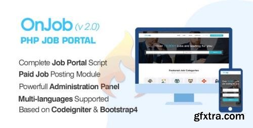 CodeCanyon - OnJob v2.2 - PHP Job Portal Application - 23119146