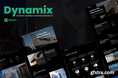 ThemeForest - Dynamix v1.0.0 - Architecture Elementor Template Kit - 29313273