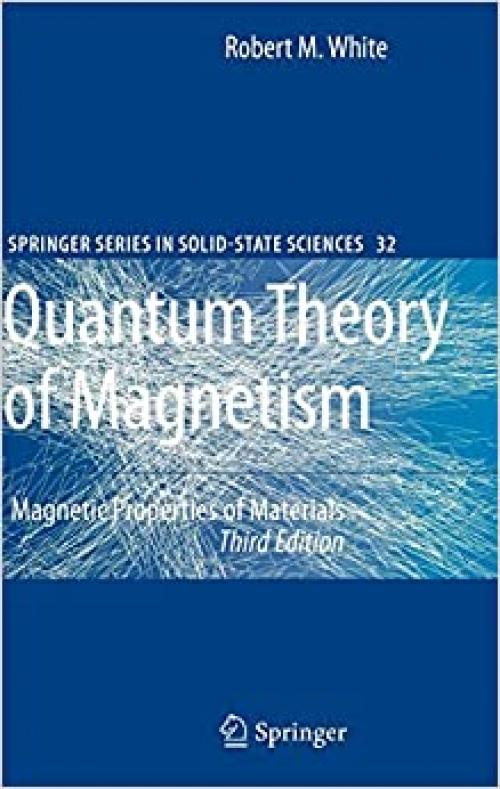  Quantum Theory of Magnetism 