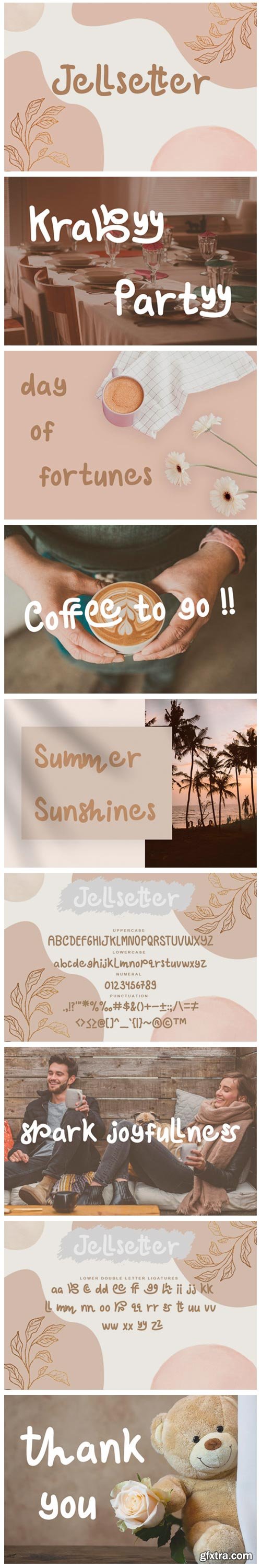 Jellsetter Font