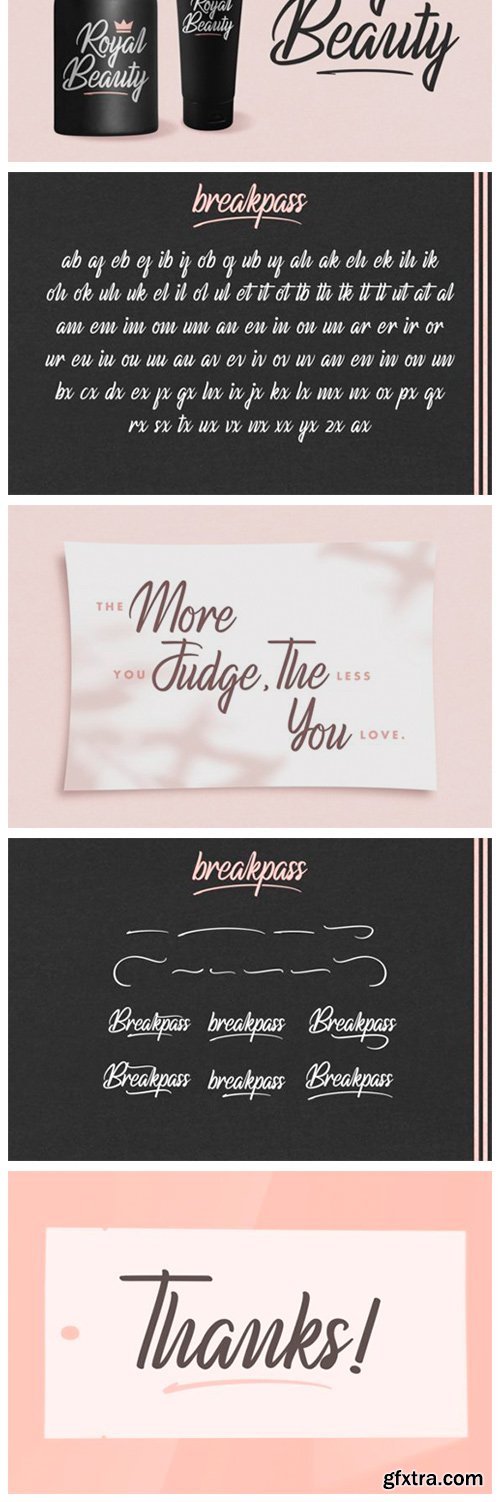 Breakpass Font