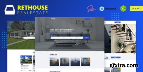 ThemeForest - Rethouse v1.0 - Real Estate HTML Template - 27090800