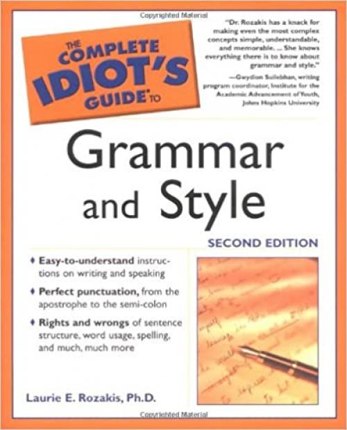  The Complete Idiot's Guide to Grammar And Style, 2nd Edition 