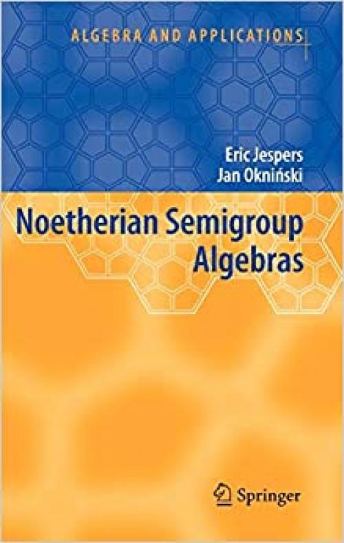  Noetherian Semigroup Algebras (Algebra and Applications (7)) 