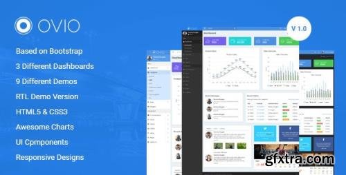 ThemeForest - Ovio v1.0 - Bootstrap Based Responsive Dashboard - Admin Template (Update: 16 September 17) - 20536242