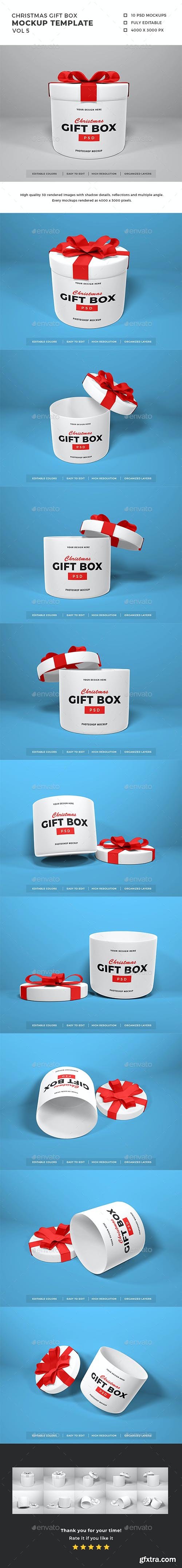 GraphicRiver - Christmas Gift Box Mockup Vol 5 29453741