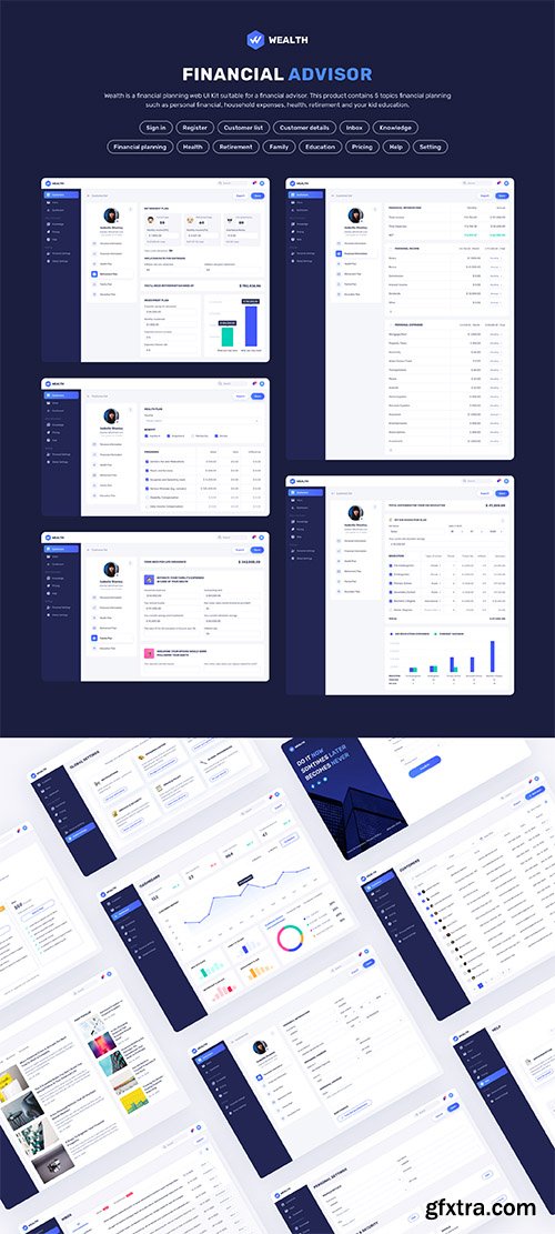 Wealth - Financial Web UI Kit