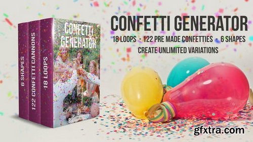 Videohive - Confetti Generator Bundle - 21668805