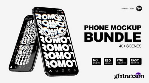 Videohive - Phone Mockup Bundle V3 - 26433855