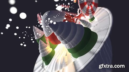 Videohive - 3d Cartoon Christmas Logo - 29348492