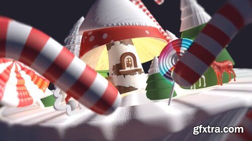 Videohive - 3d Cartoon Christmas Logo - 29348492