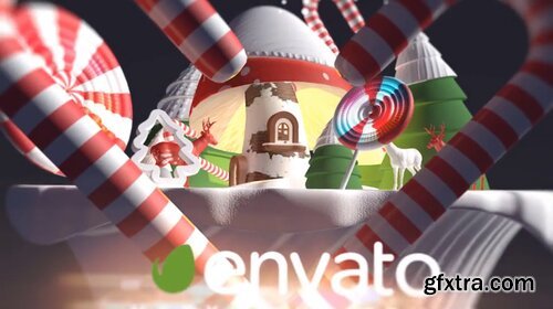 Videohive - 3d Cartoon Christmas Logo - 29348492