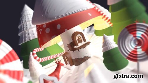 Videohive - 3d Cartoon Christmas Logo - 29348492