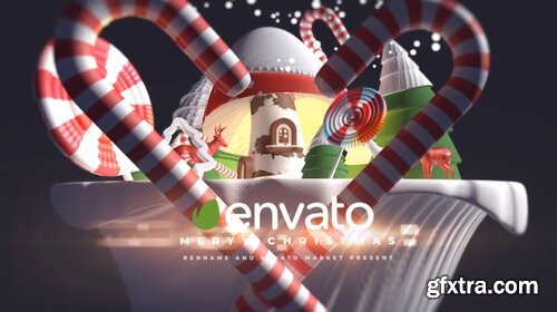 Videohive - 3d Cartoon Christmas Logo - 29348492