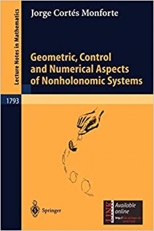  Geometric, Control and Numerical Aspects of Nonholonomic Systems 