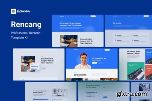 ThemeForest - Rencang v1.0.0 - CV & Portfolio Elementor Template Kit - 29440156