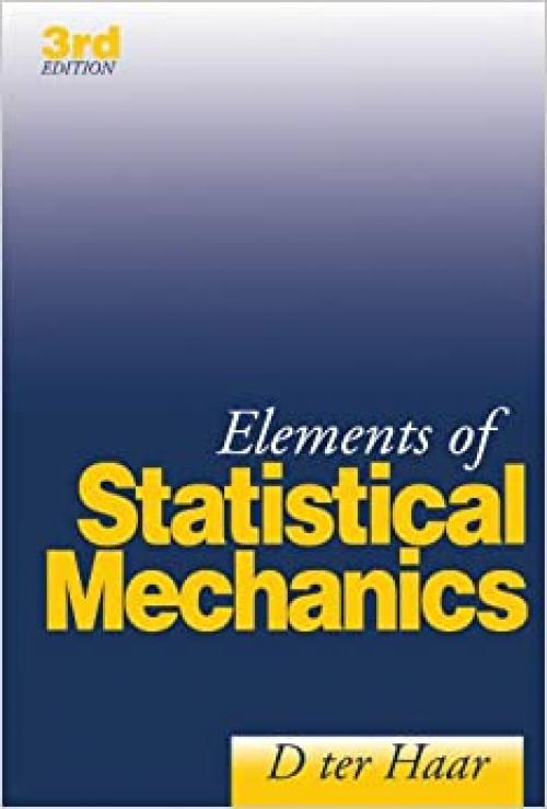  Elements of Statistical Mechanics, Third Edition 