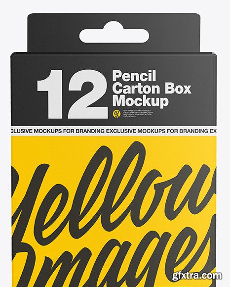 Pencil Box Mockup 70224