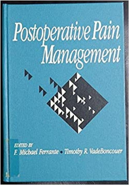  Postoperative Pain Management 