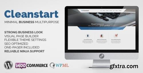 ThemeForest - Corporate Business WordPress Theme - Cleanstart v1.6.6 - 8981419