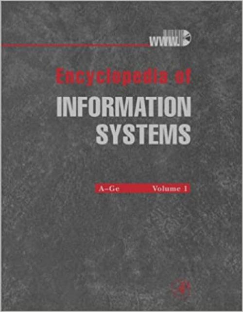  Encyclopedia of Information Systems 