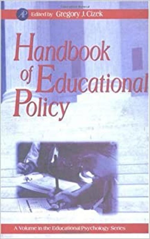  Handbook of Educational Policy (Educational Psychology) 