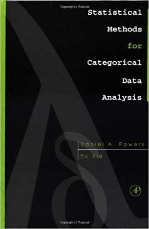  Statistical Methods for Categorical Data Analysis 