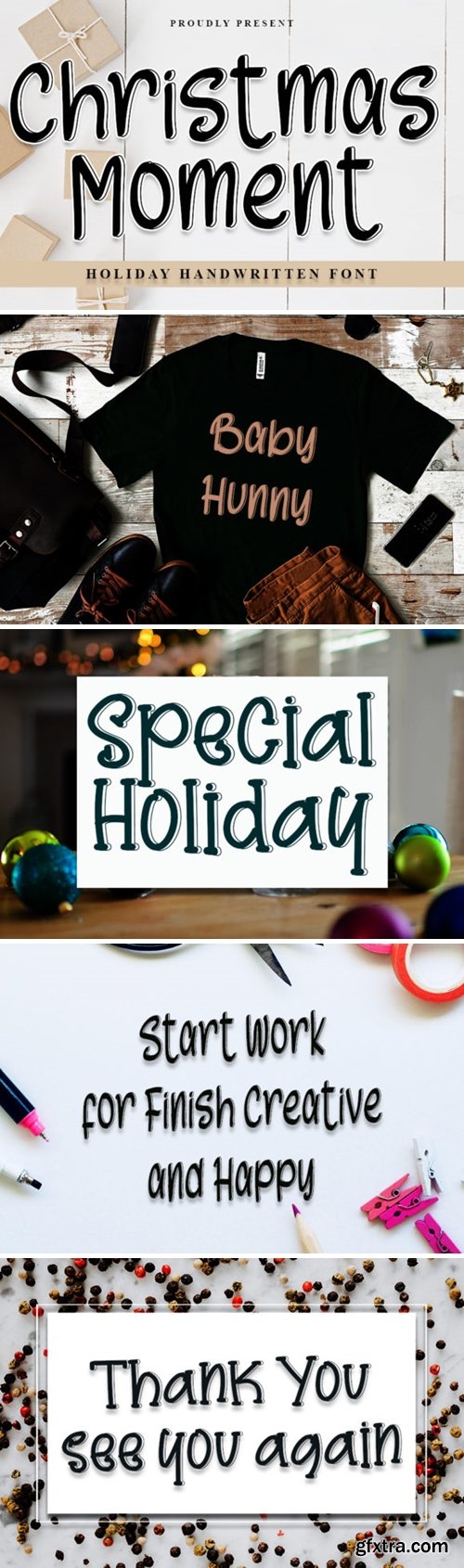 Christmas Moments Font