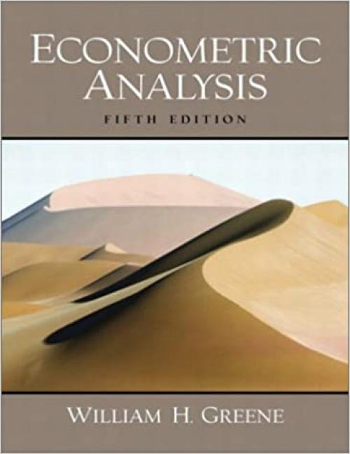  Econometric Analysis 