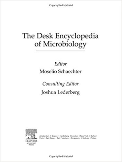  Desk Encyclopedia of Microbiology 