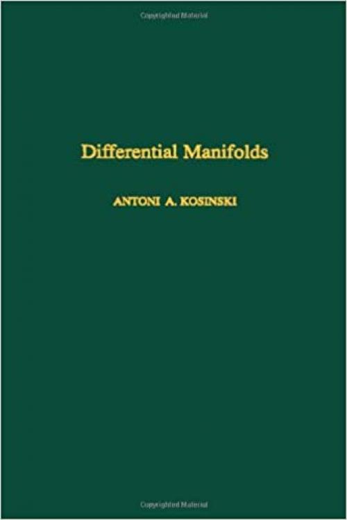  Differential Manifolds (Pure and Applied Mathematics) 