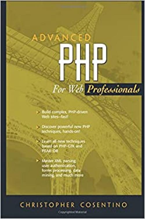  Advanced PHP for Web Professionals 