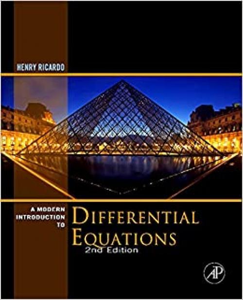  A Modern Introduction to Differential Equations 