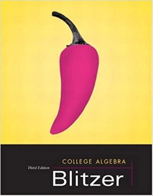  College Algebra, Third Edition 