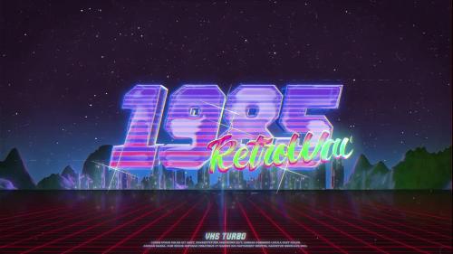 MotionArray - Retro Wave Logo - 860052