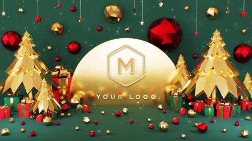 MotionArray - New Year & Christmas Logo - 860133