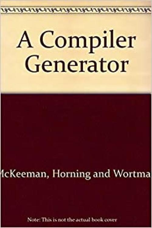  A compiler generator (Prentice-Hall series in automatic computation) 