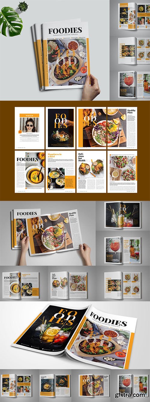 Foodies Magazine Template