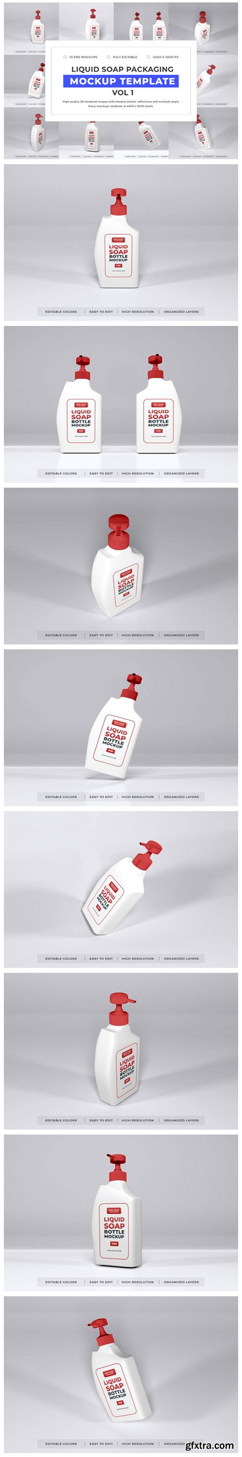 Liquid Soap Mockup Bundle Vol 1 6696361