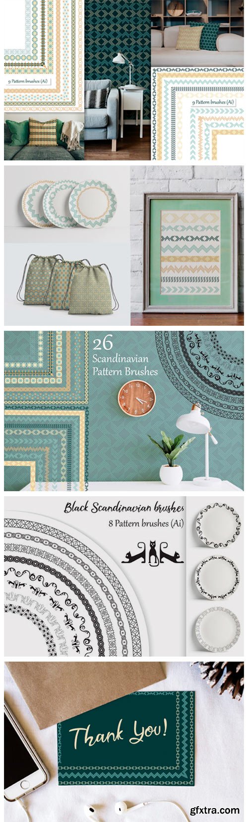 Scandinavian Pattern Brushes 6798389